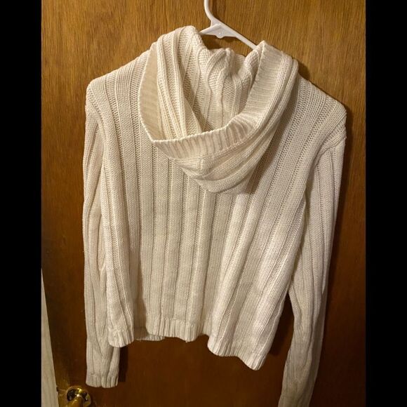 TOMFOOLERY Button Up Hood Sweater - Picture 2 of 3